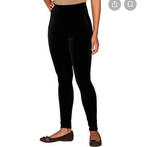 NWT Assets SPANX Structured Leggings Velvet L